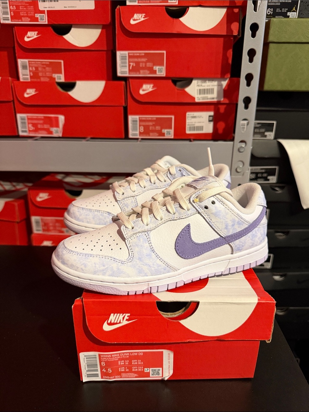 Women Nike Dunk Low Purple Pulse Size 6